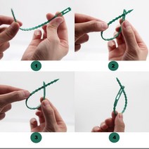 플라스틱 식물 타이 재사용 가능한 패스너 온실 재배 키트 정원 나무 토마토 덩굴 등반 다기능 클립 200, 04 34cm_02 30pcs
