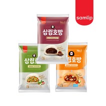 삼립호빵 3봉 단팥야채피자혼합 미니찐빵 저녁메뉴 또와몰53, (혼합), 3봉입