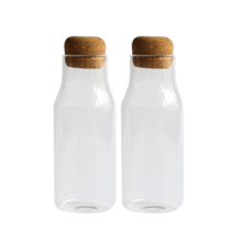 인블룸 1+1 코르크마개 슬림 유리병 300ml, 단일