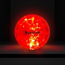 [파크골프] HG 발광 LED 파크골프공 야광공 야간공, 레드, 1개, 1개