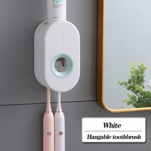 치약짜개 핸드크림짜개 튜브링거 자동 치약 디스펜서 압착기 먼지 방지 칫솔 홀더 벽걸이 스탠드 욕실 액세, 7G