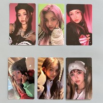 포카 포토카드 시즌그리팅 Kpop 로모 카드 6 개세트 청바지 팬 컬렉션용 OMG 포토 엽서, [01] A