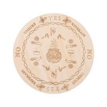 점술 메시지 보드에 대한 별 태양과 달과 나무 진자 보드 조각 보드 형이상학 제단 장식, Style B-15cm
