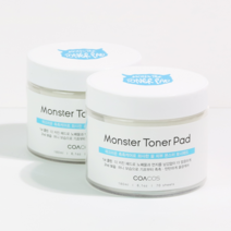 코아코스 몬스터 토너패드 70p, 180ml, 2개