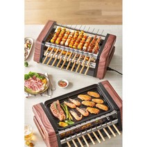 자동 양꼬치 기계 꼬치고이 업소용 닭 구이 회전, B 그릴 + 꼬치 10개 + 증정백