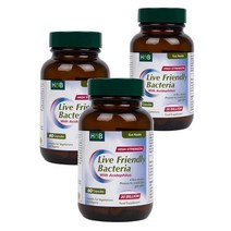 홀랜드앤바렛 프렌들리 박테리아 200억 60캡슐 3팩 Holland & Barrett Live Friendly Bacteria