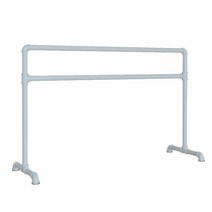 발레바 1인용 무용바 가정용 학원 이동식 스트레칭 연습용 발레봉, 화이트 더블 2m