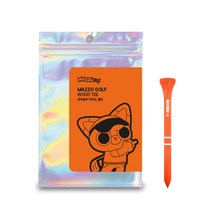 마쭈 골프 롱티 숏티 골프티 우드티 나무티 50개, 마쭈 골프 숏티 우드  mzgf-js11