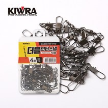 싸가지피싱 키우라 더블 인터스냅도래 덕용 K-813 자작 채비 소품 도래, 24개