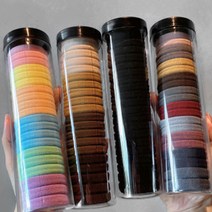 머리끈 20P 굵은 머리 고무줄 두꺼운 헤어 밴드 세트