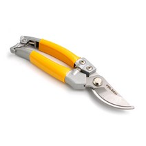 툴쎈 전지가위 8인치 노랑곡선 NO.31032 / 공구 TOLSEN 인테리어 홈인테리어 툴센, 1개