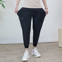 로코비전 남자 쿨 카고 조거 팬츠 아이스 냉장고 밴딩 스판 바지
