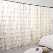 [천삼백케이] [러그랜드] 국내제작 광목 캉캉 커튼140x230cm