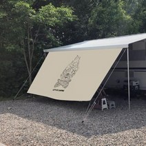 캠핑사이드월 차량용타프 카라반 감성 맞춤제작 어닝, 3 0M  심지5mm  카라반