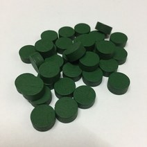 보드게임 단체게임 나무 게임 조각 diy 퍼즐 보드 게임/교육 액세서리 다채로운 폰/체스 100 직경 10x5MM 10 색, [06] Green