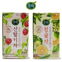 티백 20T 산딸기차 청귤차 과일차, 순작 청귤차20T, 본상품선택