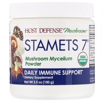 호스트 디펜스 Stamets 7 버섯 균사체 분말 100G Aa12204 Top Brand 해외 현지 구매