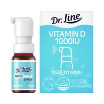 닥터라인 비타민D 1000IU 스프레이 (10ml x 2입) 간편비타민D 섭취, 2개입