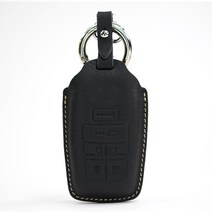 토요타 뉴 시에나 하이브리드 6버튼 스마트키 가죽케이스 키홀더 PT04, 미네르바복스 블랙