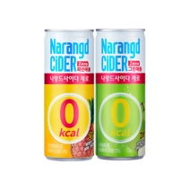 동아오츠카 나랑드사이다제로 (그린애플 10캔+파인애플 10캔) 245ml