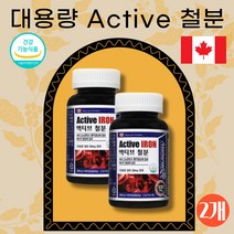 임산부 수유부 청소년 가임기 여성 캐나다 철분 100캡슐X2개 임신 성장기 햄철 철분제 헴철 초기 중기 친구 출산후 출산전 산후 선물 추천 산모