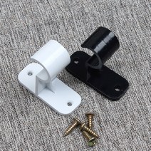 레일앤폴 20mm 커튼봉 일반브라켓 세트, 1세트, 화이트