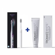 트로마츠 미세전류칫솔 심플 일체형1EA (색상랜덤) + 화이트 미백치약(120g)1EA, 단품