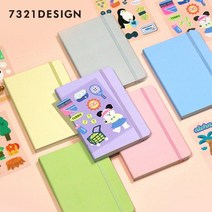 7321디자인 나의 색 나의 하루 vol.5 유선노트/무선노트/모눈노트/빠른배송, 유선노트_멜로우그린