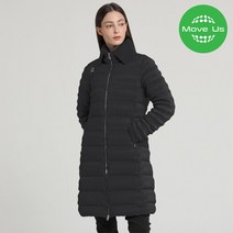 데상트 데상트패딩 PQJ SM422SDJO7-DCHC 여성 경량 시어서커 라이크 롱 덕다운 패딩 자켓