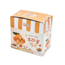 제주애퐁당 부라봉 젤리 한라봉맛 5p, 250g, 10개