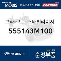 브라켓-스태빌라이저 바 (555143M100)-현대모비스 부품 공식대리점 온라인쇼핑몰 파츠로 제네시스, 1개