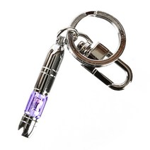 삼진퍼스트 메탈 정전기방지 키홀더 블루, 1개