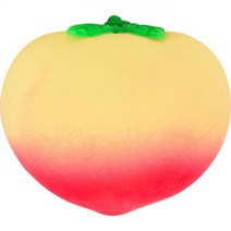 말랑 말랑 주물럭 - 왕 복숭아말랑이 말랑말랑 주물럭 스퀴시 스트레스볼 클레이볼 찐득볼 팝잇 스트레스해소 촉감놀이, 본상품