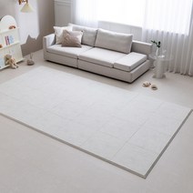 유아 프리미엄 TPU 조립 퍼즐매트 50 x 50cm 놀이방 층간소음 셀프시공매트, 코너형, 화이트 마블
