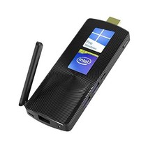 팬리스 미니 PC 스틱 PCG02 소형 PC Windows 11 Pro Celeron J4125 프로세서 공간 절약형 저소음 DDR4 8GB + eMMC 128GB, J4125/8GB+128GB