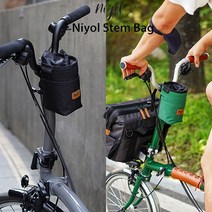 Niyol 니욜 자전거 사이클 미벨 수납가방 스템 핸들백, 카키