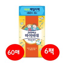 크리넥스 마이비데 키즈 30매+30매 X 6팩