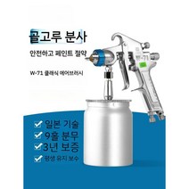페인트분사기 뿌리는기계 도장 에어리스 무선페인트 후끼, 9. 이하라 W-71 상단 구경 0.8