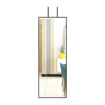문걸이 전신거울 기숙사 원룸, 클래식 블랙 30x120