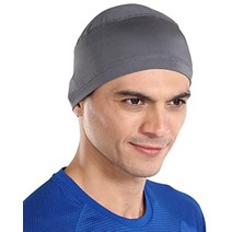 남성용 냉각 해골 모자 헬멧 라이너 - 오토바이 사이클링 축구 헤드 비니 앰프 하드 모자 라이너 - 땀 발산 스컬 캡