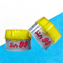 자동차고체왁스 차량 왁스 코팅제 일본 SOFT99 자동차 강력 오염 제거 광택 고체 99 소프트 속특유, 없음, 1개