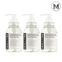 말콤 약산성 핸드워시 블랙머스크 520ml x3개, 단품