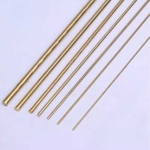 황동봉 용접 파이프 봉 동선 구리 황동환 신주 막대, 황동 2.0mm 10개