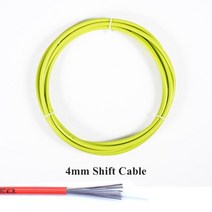 3M 자전거 브레이크 하우징/시프트 하우징 케이블 라인 튜브 MTB 로드 바이크용 4mm/5mm 변속기, [10] Green Shift 4mm