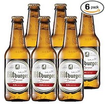 11.16 Fl Oz (Pack of 6) Bitburger Drive Non-Alcoholic German Beer 330ml (.33l) 6-Pack, 1