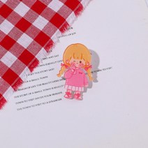 귀여운 브로치 배찌 강아지 여밈 핀 가디건 인형 금속 뱃찌 옷핀 가방뱃지 브로찌 선물 벳지 뱃지 가방 옷 고정핀 스마일 브러찌 액세서리 악세서리 만화 의류 댕댕이(2번)