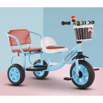 해외직구상품 2인용 자전거 세발 바구니 아기 쌍둥이자전거 트윈, 옵션 1