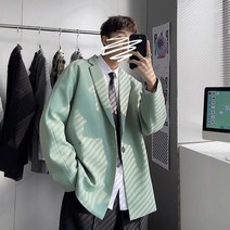 WZC 봄가을 남성 세미정장 자켓 블레이져 무지 오버핏 점퍼 아우터 캐주얼 빅사이즈 S~4XL 4컬러