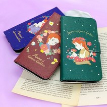 빨강머리앤 플라워시리즈 지갑 다이어리 케이스 모음 TW 갤럭시 점프 버디 A82 A퀀텀2 버디 A5 A7 2017 A520 A720