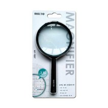 2.5배율 돋보기 MF-1007(렌즈 지름 75mm 79X157X15), 1개